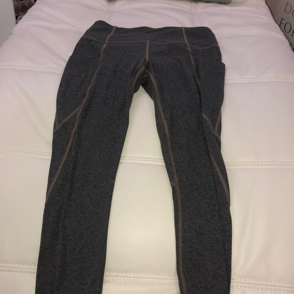 Gray leggings